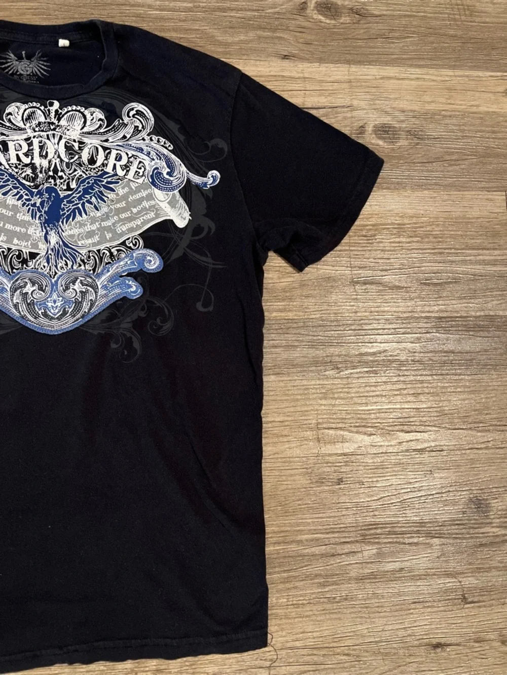 Rare Guess Carbon Black HARDCORE Insane Logo Size Large - Picture 4 of 5